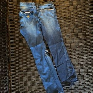 Hudson skinny distressed jeans size 12